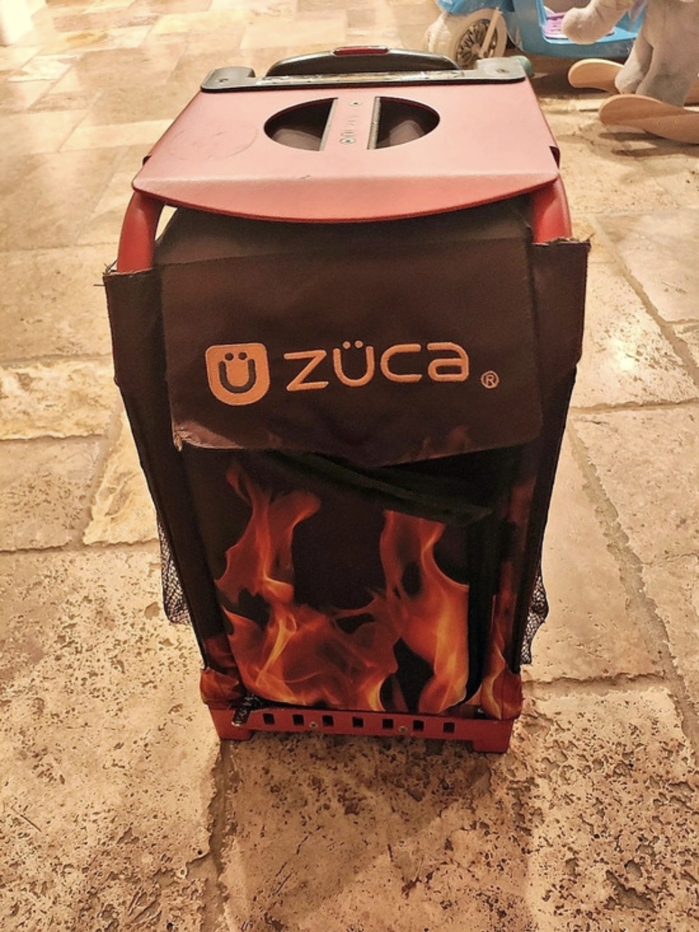 ZÜCA Sport Bag - Blaze (Hot Flames) Red & Black